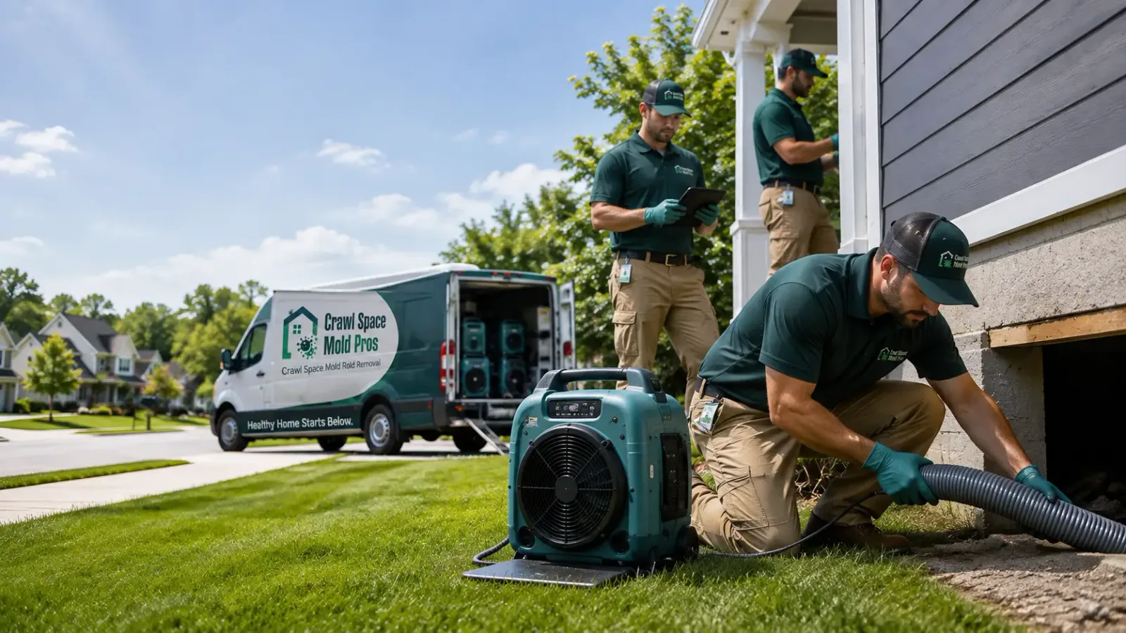 Crawl Space Mold Removal in Elwell, MI